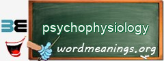 WordMeaning blackboard for psychophysiology